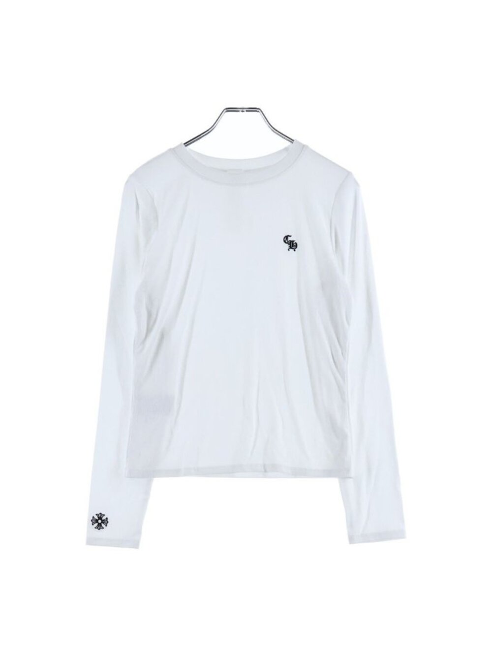 Chrome Hearts Not CH Embroidery Long Sleeve CH T-Shirt